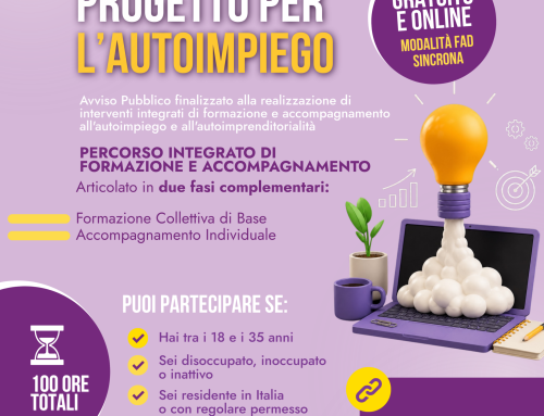 Progetto per l’Autoimpiego: un percorso per trasformare un’idea in un progetto d’impresa